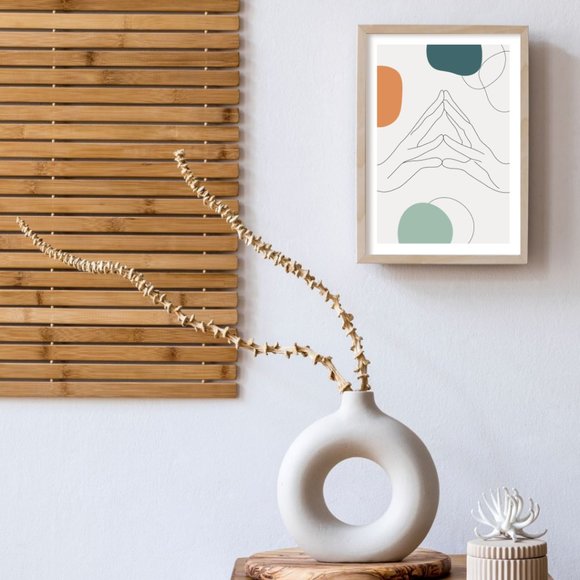 2/$35 Modern Minimalist Abstract Boho Wall Art Print Home Decor [No Frame] - Picture 4 of 6